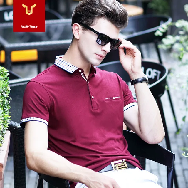 Talla L 3XL camisa Polo para hombre marcas Slim Fit Casual polos sólidos  ropa de marca manga corta moda Polo verano rojo|Polo| - AliExpress