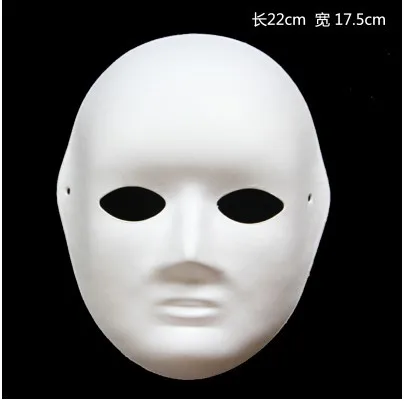 Вечерние Маски/маски на Хэллоуин/белая Экологически чистая целлюлоза/Маска из ПВХ