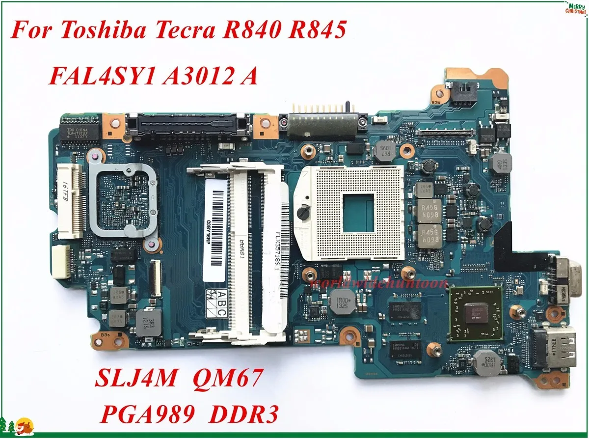 Высокое качество материнская плата для Toshiba Tecra R840 R845 ноутбука FAL4SY1 A3012 A SLJ4M BD82QM67