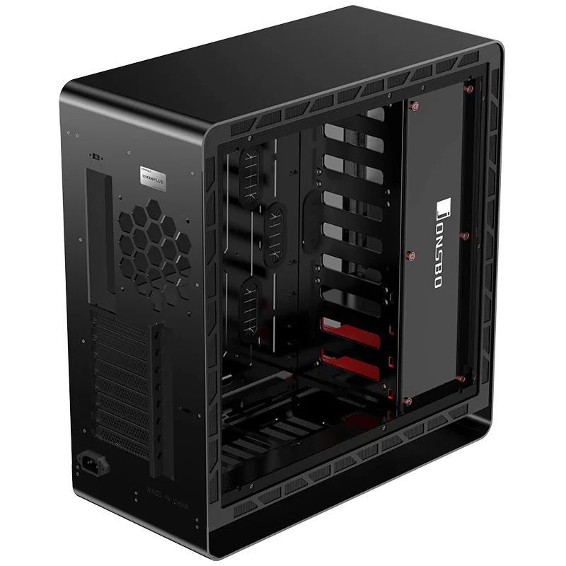 JONSBO UMX4 PLUS ATX Поддержка шасси Материнские платы ATX 32 см длинные видеокарты алюминиевый корпус для компьютера