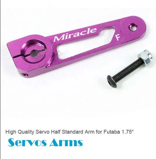 

Miracle High Quality 1.75"/1.75in Half Servo Arm for 25T Futaba Servo
