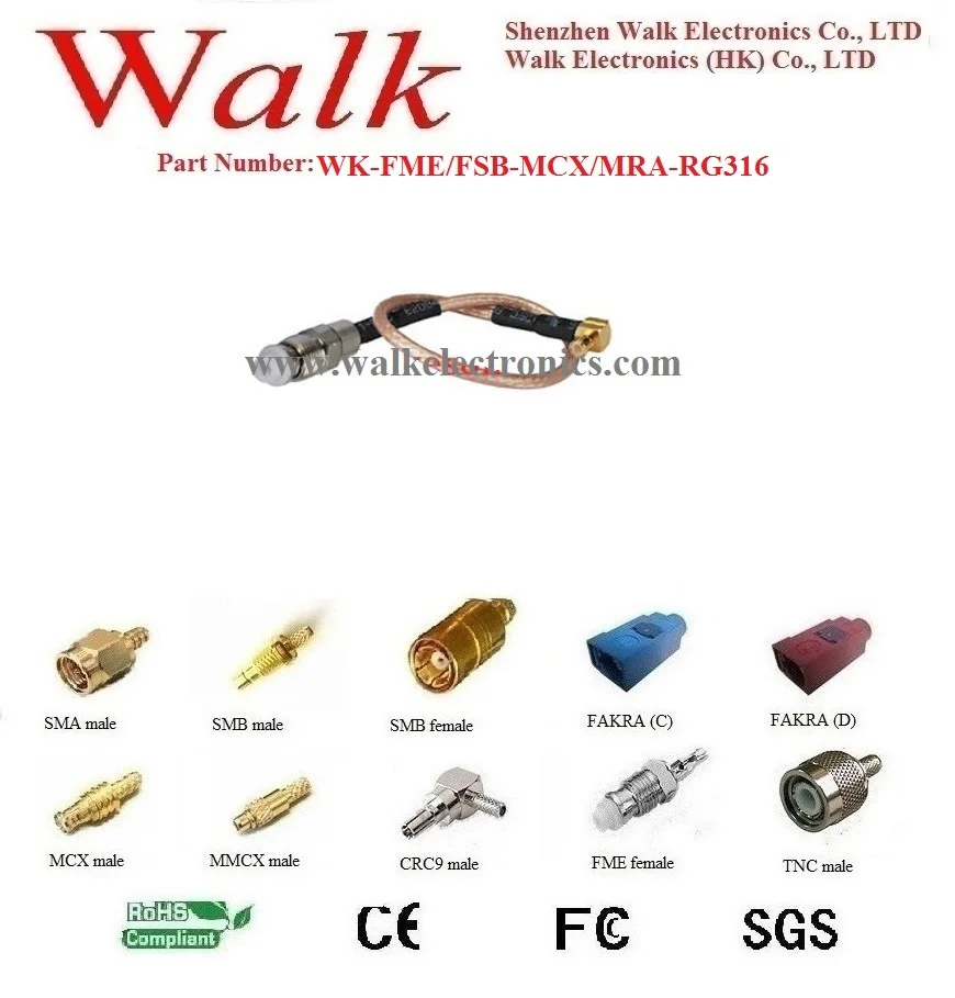 Кабель FME female MCX male RG316 кабель fme mcx rg316 угловой соединительный gps gsm антенный