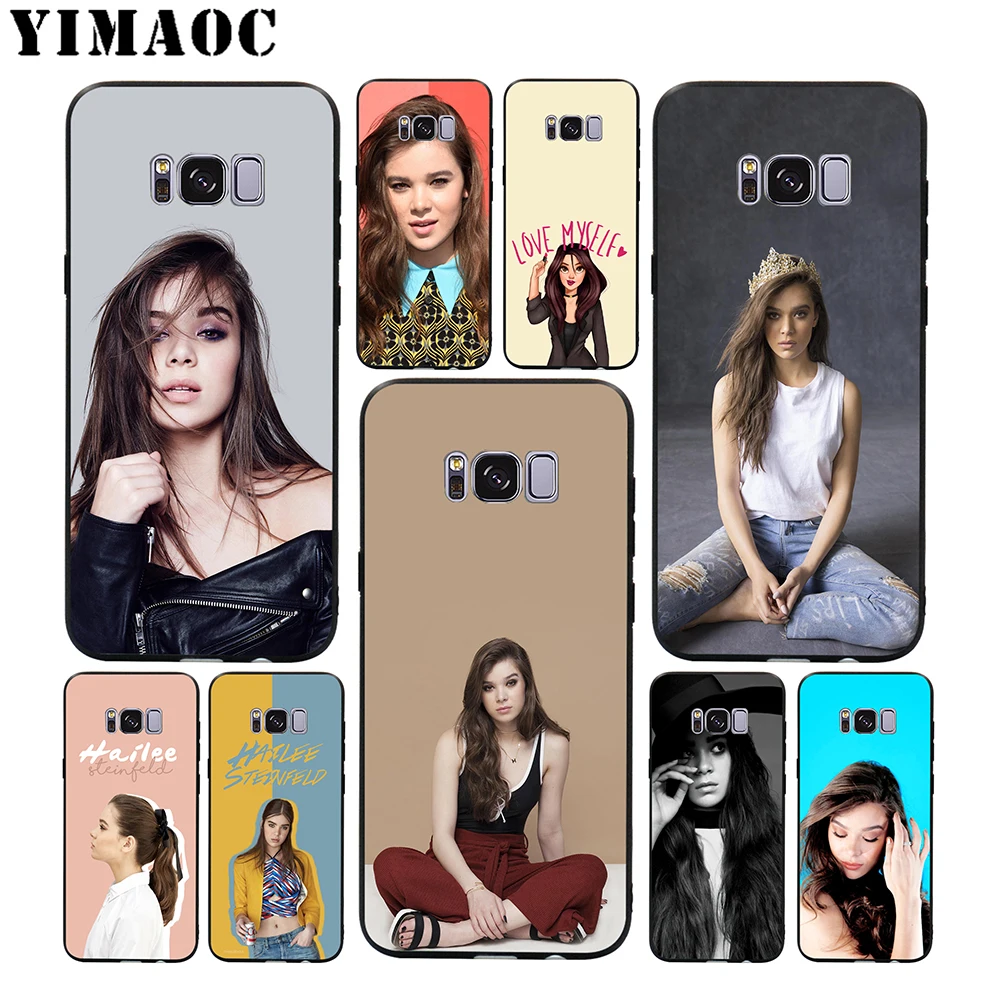 YIMAOC Hailee Steinfeld сексуальный мягкий чехол для Samsung Galaxy S10 S10e S9 S8 A6 Plus S7 S6 Edge A7 A5 A3 J6 Note 9 8 |
