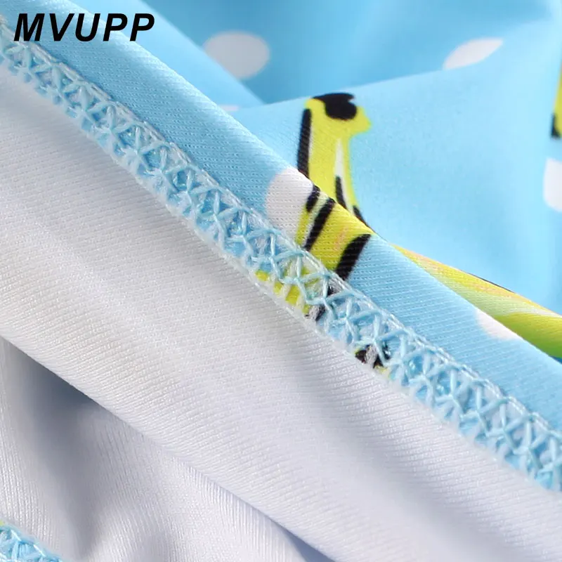 MVUPP одинаковые комплекты для семьи купальники мамы и дочки однотонный купальник