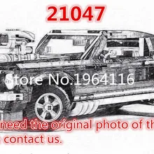 Новинка 21047, серия Creator, Модель Ford Mustang, набор строительных блоков, совместимая 10265, Классическая техника, игрушки для стайлинга автомобилей
