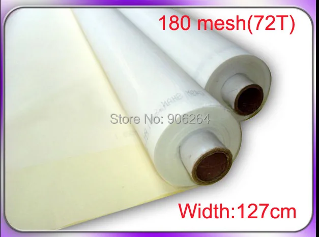 

free shipping 3 yards 180mesh/72T 127cm72T polyester silk screen printing mesh