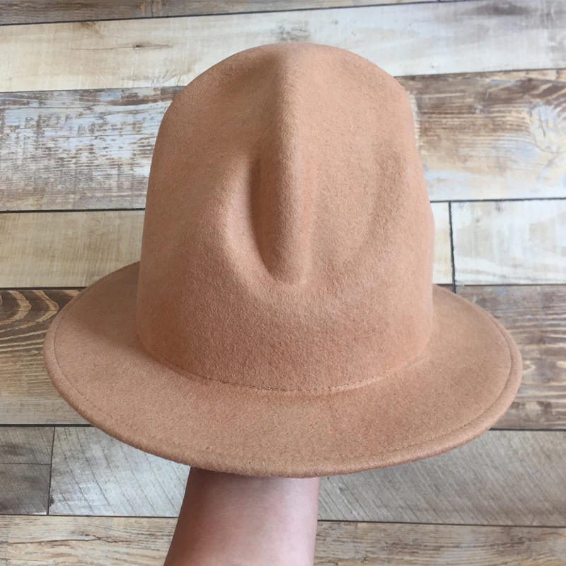 Шерстяная фетровая Высокая Маунти шляпа в стиле Буффало счастливый Фарелл Вильямс Рэппер Уэствуд горная шляпа