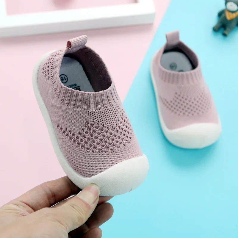 Spring Infant Toddler Shoes Girls Boys Casual Mesh Shoes Soft Bottom Comfortable Non-slip Kid Baby First Walkers Shoes2019