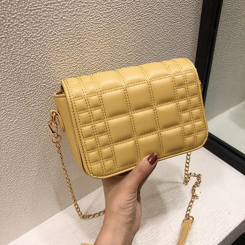 

Female Crossbody Bags For Women 2019 Quality PU Leather Luxury Handbag Designer Sac A Main Ladies Lattice Shoulder Messenger Bag