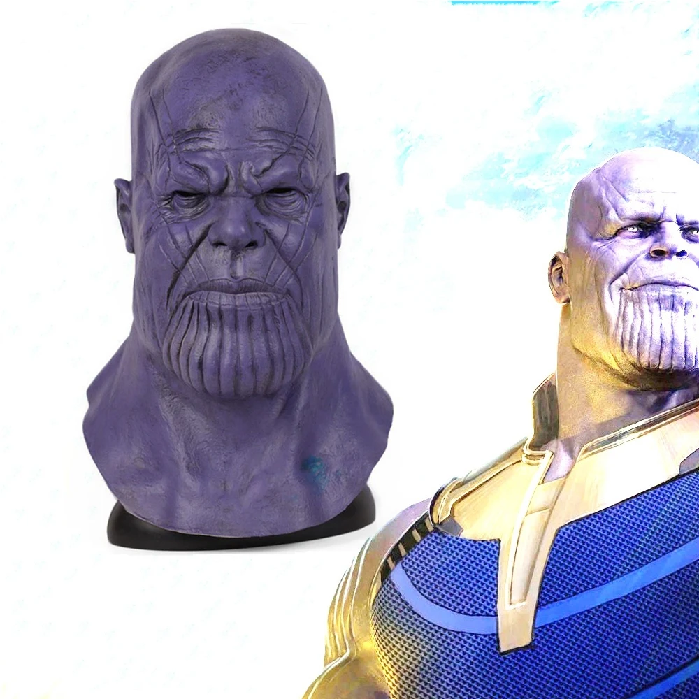 Deluxe Thanos Mask Thanosmask Party Scary Horror Mask