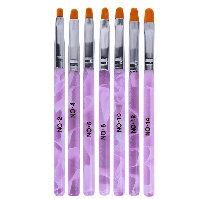 AddFavor 7 Pc/15 ПК акрил Nail Art Brush Set инструмент для нанесения точек на ногти маникюр Картина кисти Pen UV гель для ногтей Дизайн ногтей кисти