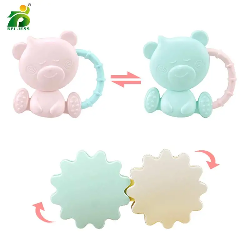 9-11Pcs Crib Baby Rattle 0-12 Months Newborn Bells Teether Baby Soft Hand Shaking Ring Educational Toy For Children Gifts
