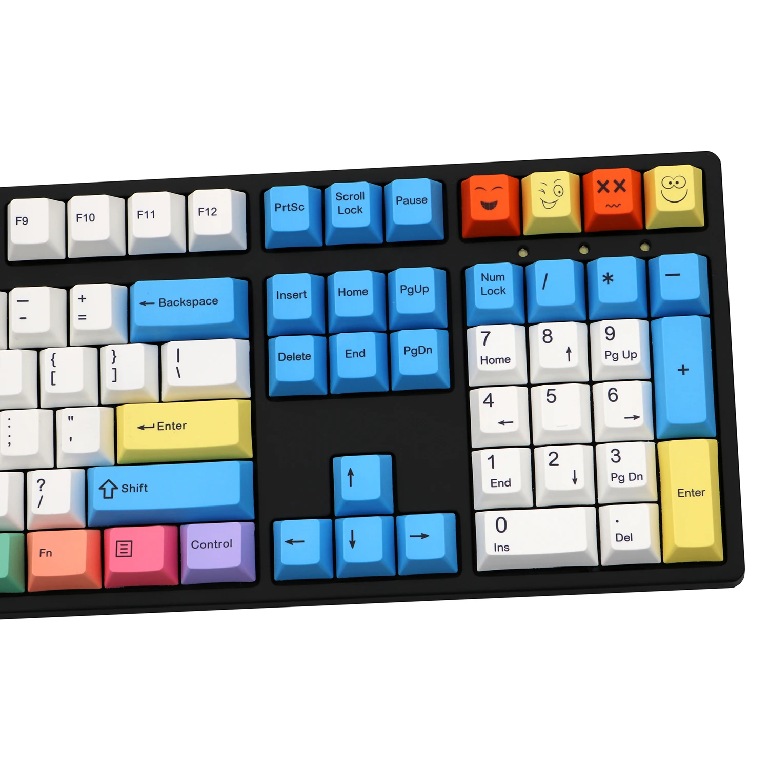 JKDK цветной мел 108 клавиш механическая клавиатура PBT keycaps Cherry Profile ANSI Layout только keycap