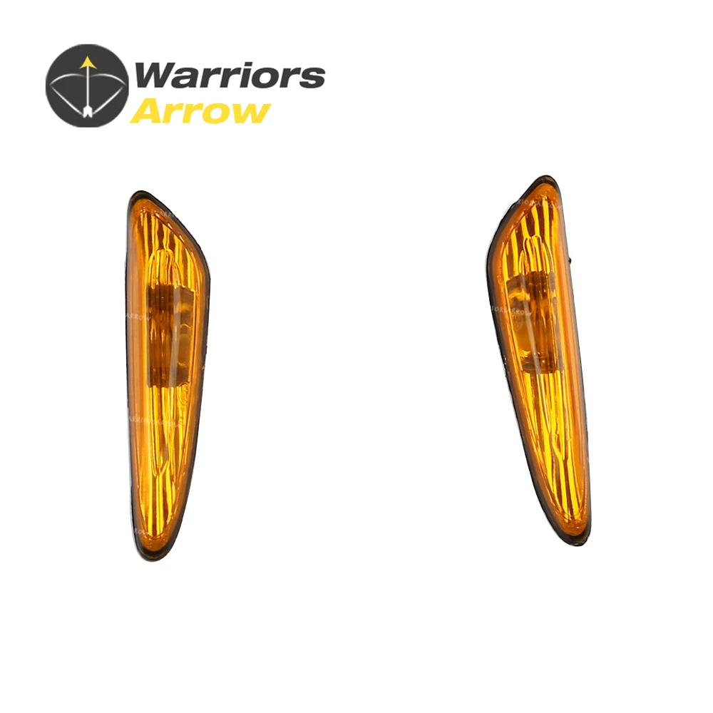 

63137165913 63137165914 For BMW E46 3 Series 2002 2003 2004 2005 Pair Left+Right Marker Signal Light Yellow Lens