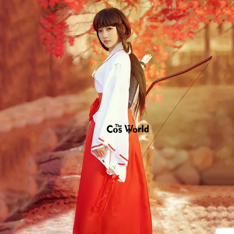 Inuyasha kiyo Mikofuku кимоно юката платье наряд Аниме косплей костюмы|cosplay costumes uk|costume