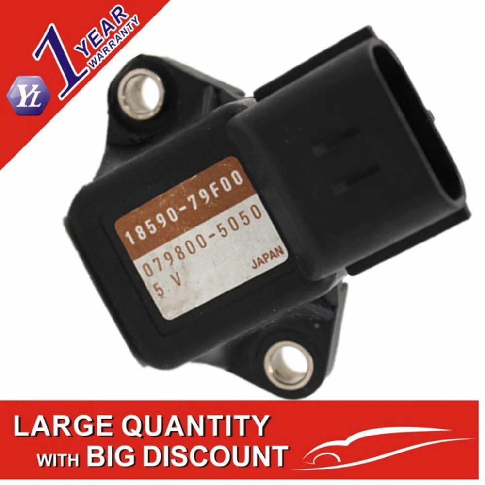 Engine Intake Manifold Air Pressure Sensor 18590 79F00 079800 5050 For