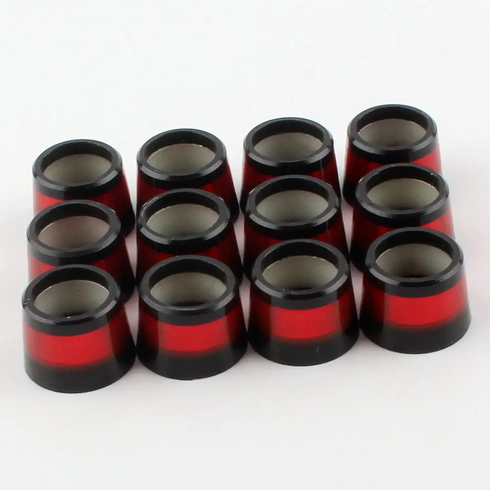 الشحن مجانا 12 قطع مخصصة أحمر rings.370 جولف الحديد الأسود الحلقات مع 2 أسود إسفين مهاوي الطويق