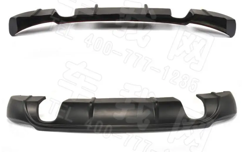  JIOYNG ABS PRIMER CAR REAR BUMPER LIP  AUTO REAR DIFFUSER COVER FOR Vw Volkswagen POLO 2011 2012 20