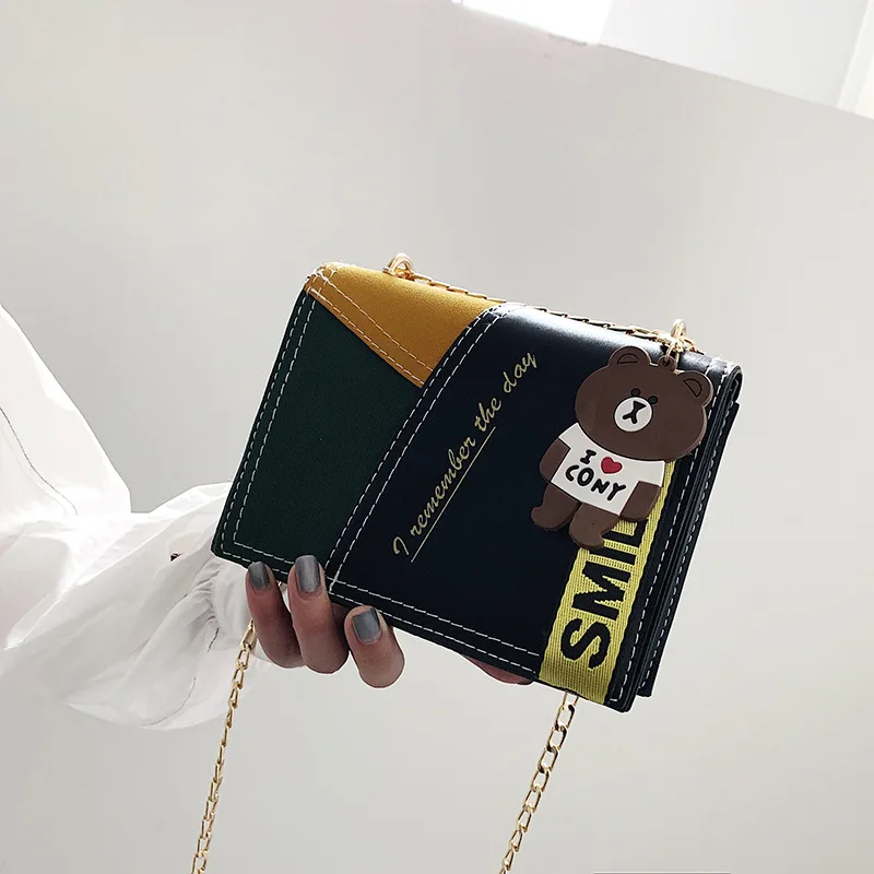 

2019 New Crossbody Bags For Women Girls Cute Small Bear Shoulder Bag Messenger Bag For Ladies