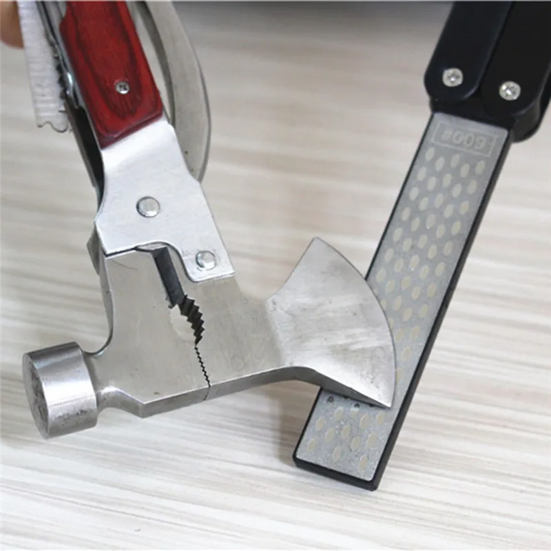 

Outdoor Sharpening Double Sided Folded Pocket Sharpener Diamond Sharpening Stone Safety & Survival Z0613