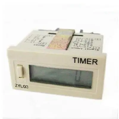 

220V Digital Cumulative Time Counter Resetable Timer Count Working Hour