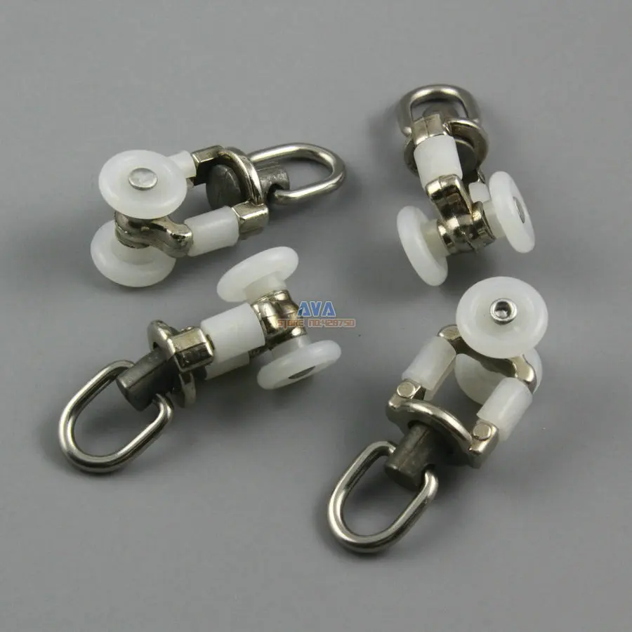 30 Pieces Curtain Track Roller Curtain Track Slide Gliders 15x35mm
