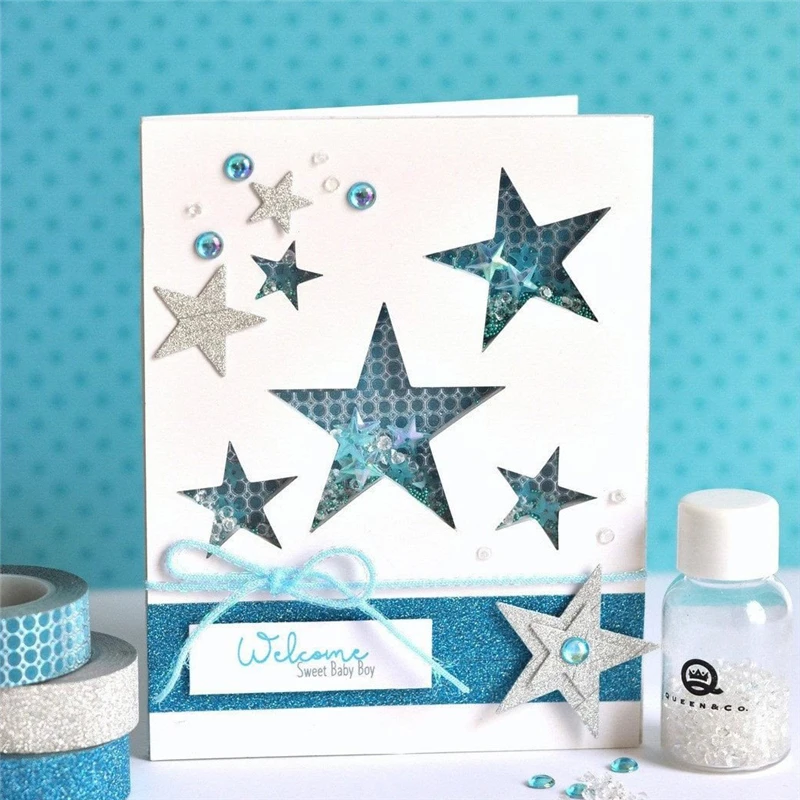

Julyarts Metal Dies Background Cutting for Scrapbooking 2018 Die Star Cuts for Card Making Craft Embossing Stencil Scrapbook