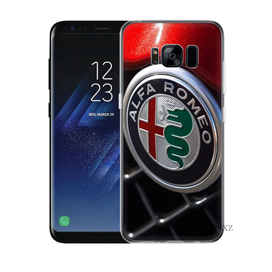 Desxz Alfa Romeo Логотип для samsung S8 S9 S10E S10 плюс S3 S4 S5 S6 S7 Edge Note 8 9 M10 M20 M30 крышка - Цвет: H6