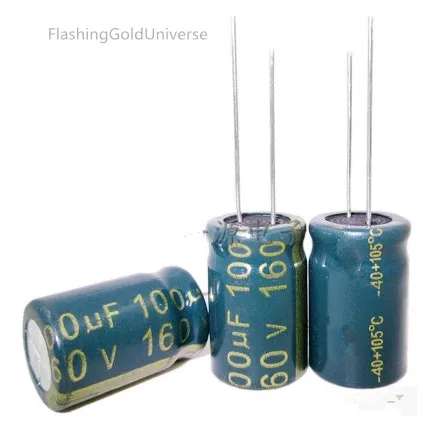 

160V 100UF 100UF 160V Electrolytic Capacitor volume 13*21 best quality