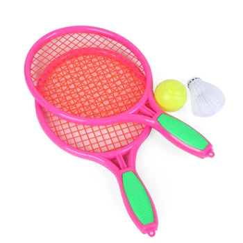 

Novelty Child Dual Badminton Tennis Racket Baby Bed Toy Educational Toys Kids Table Tennis Sports Parent-Child Sports