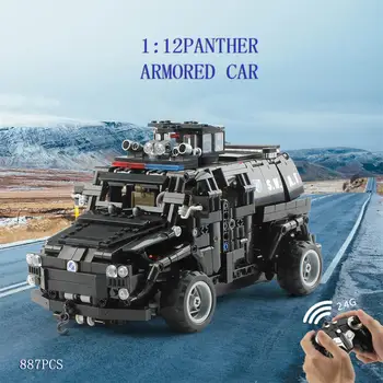 

1 : 12 2.4G 4 Channels Remote Control Vehicle DIY Assembly Blocks Toy