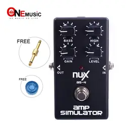 NUX AS-4 усилитель усилителя симулятор гитары педаль эффекта баса Bypass музыкальный инструмент