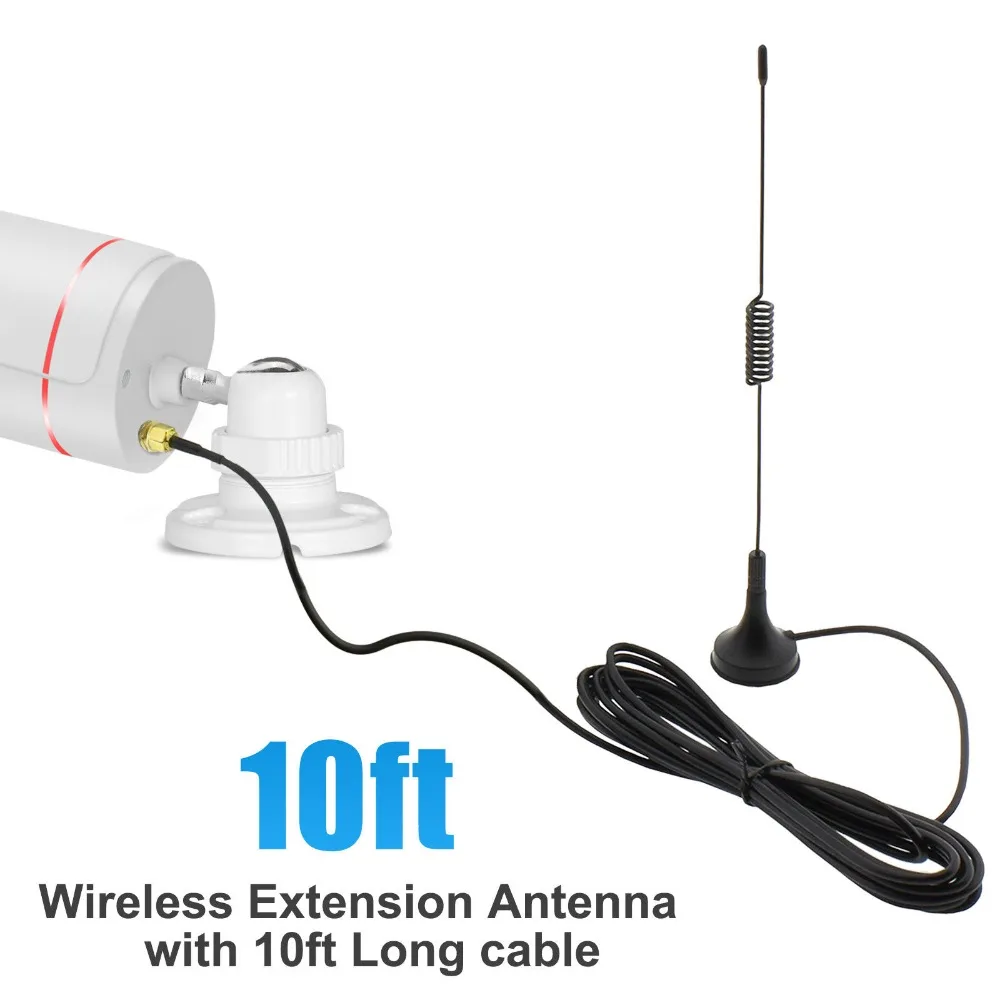 Wi Fi антенна Zoohi 3 м 10 футов Удлинительный кабель для беспроводной камеры