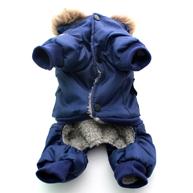 Высокое качество собака щенок зимняя куртка пальто США ВВС водонепроницаемая одежда животные худи с котом теплый комбинезон брюки одежда