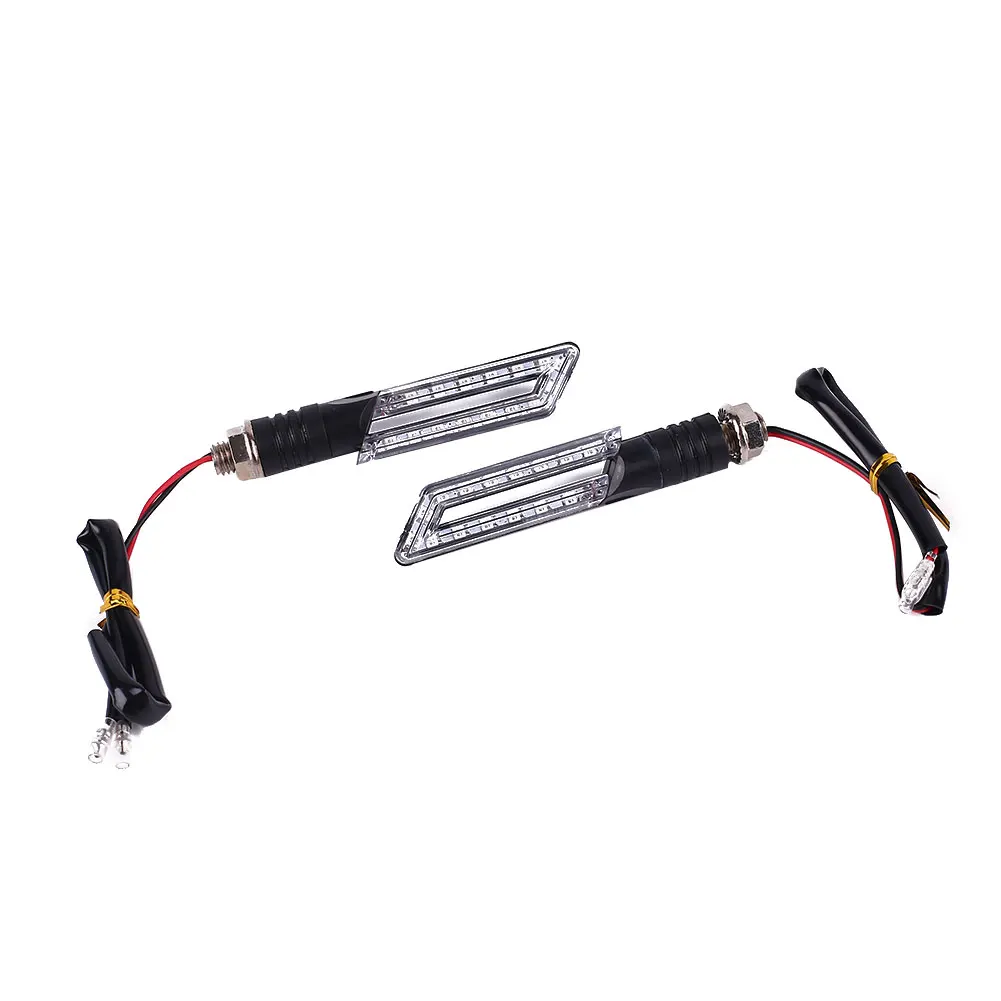 

Vehemo 4PCS 15 LED Moto Singal Light Lamp Turn Lights Motorcycle Universal Indicator