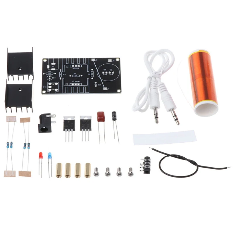 

Mini Music Tesla Coil Plasma Speaker Tesla Wireless Transmission Diy Coil Kit