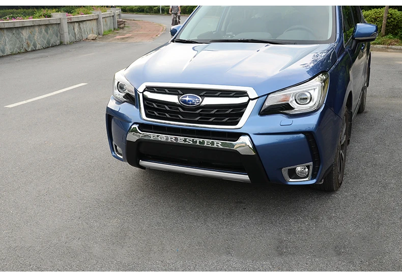 Передний+ задний бампер диффузор защитная накладка для Subaru Forester 2013 ems