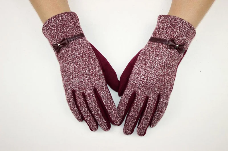 Новые Вязаные перчатки женские высокоэластичные хлопковые бархатные перчатки для ремонта рук на пуговицах Осенние теплые перчатки