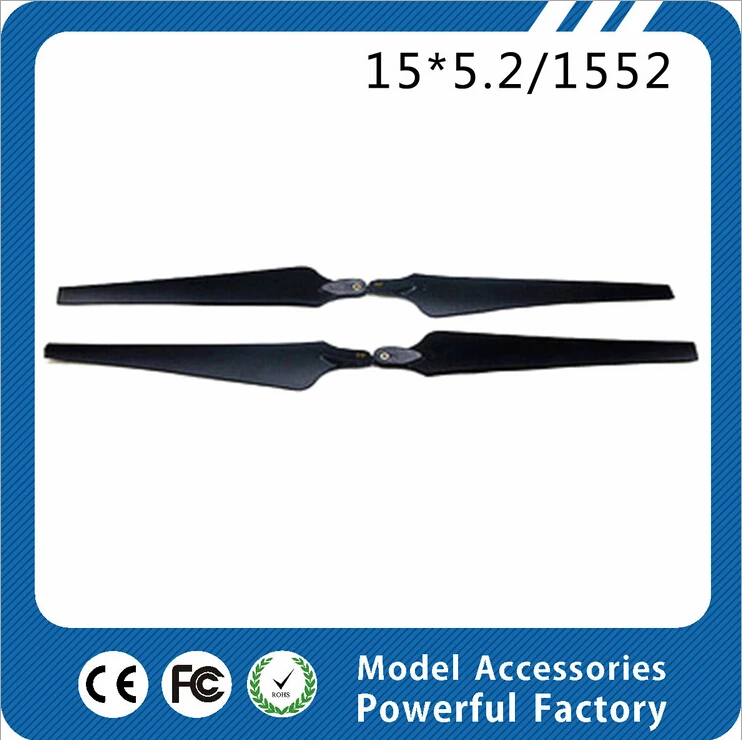 multirotor quadcopter folded propellers 1552 15inch propeller