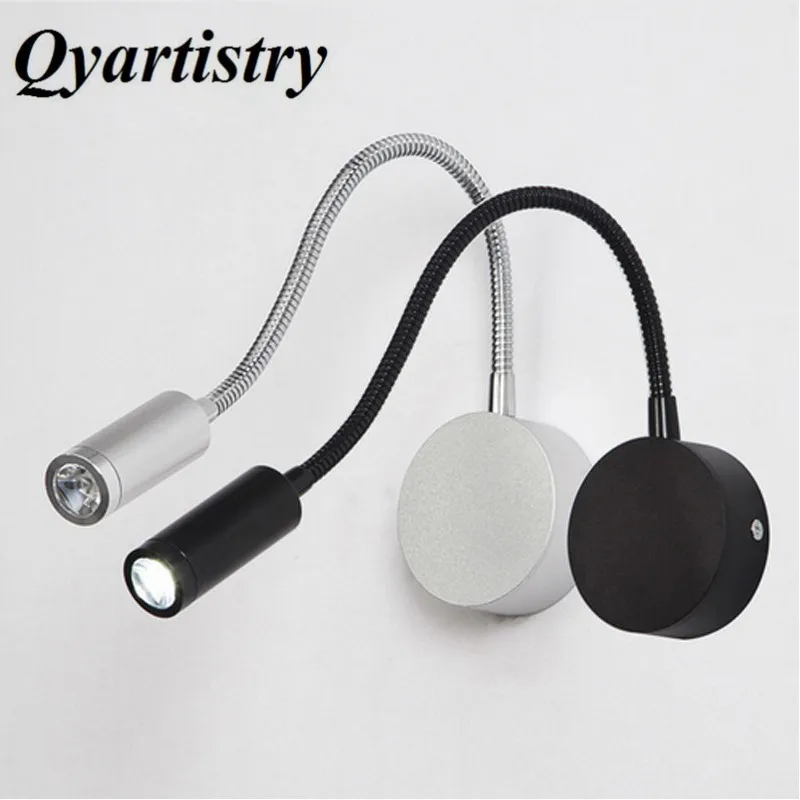 3W LED Wall Lamps Children Reading Lamp Bedroom Bedside Lighting AC90