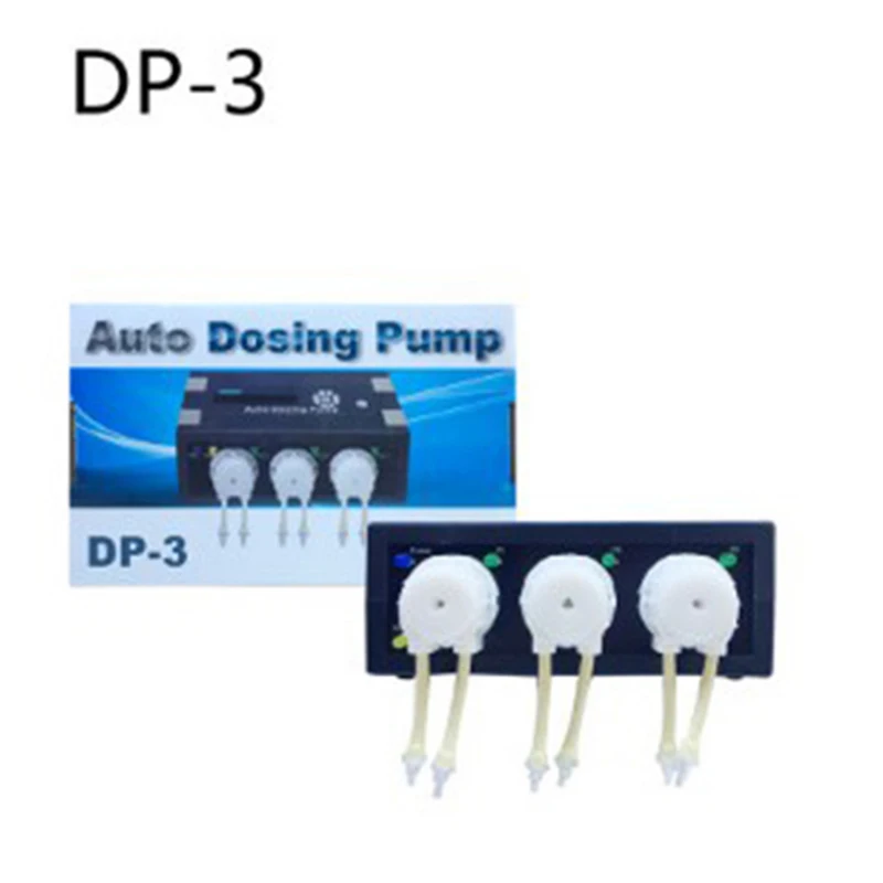 Jebao Jecod коралловый цилиндр аквариумный автоматический насос титрования DP2 DP3 DP4 DP-3S DP-4S перистальтический насос автоматическое дозирование - Цвет: DP-3