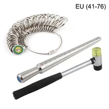 Кольцевой фильтр набор оправки ручка для измерения диаметра колец измерительные размеры ювелирные изделия DIY Набор инструментов США/ЕС/Великобритания стандарт M8694