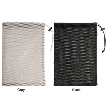 

HAWEEL 5-Pack Nylon Mesh Drawstring Storage Pouch Bag - Multi Purpose Travel & Outdoor Activity Pouch for Cell Phone,Sunglass,