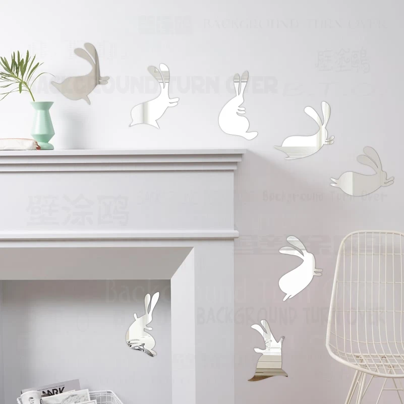 Mirror Wall Stickers Room Decoration Sticker Bedroom Decor Living Mirror Wall Stickers Room Decoration