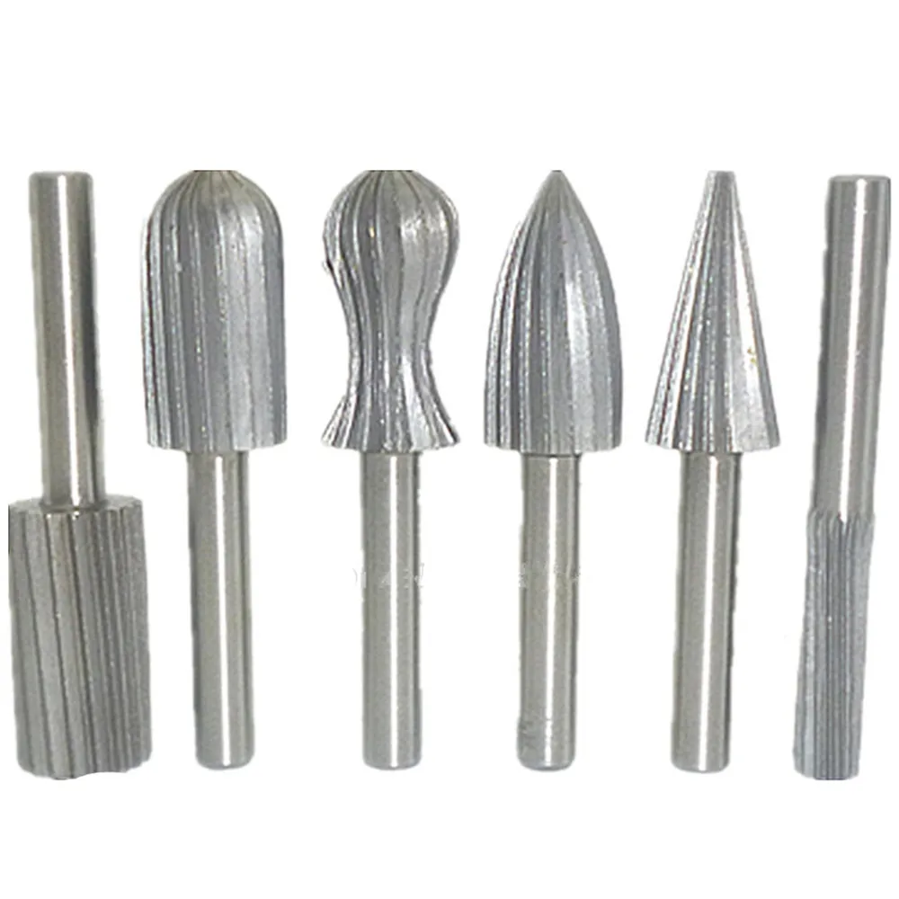 Фрезы 6мм купить. 6mm Shank HSS Rotary Burr Tool. Rotary Burr фрезы. Дремель для фрез 6 мм хвостовиком. Напильник вращающийся h1232 фреза по металлу вольфрам.