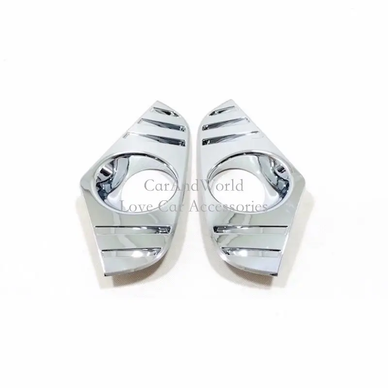 

For Toyota RAV4 RAV 4 2019 2020 Front Head Fog Light Cover Lamp Frame Trim ABS Chrome Decorative Car Molding Garnish Accessories