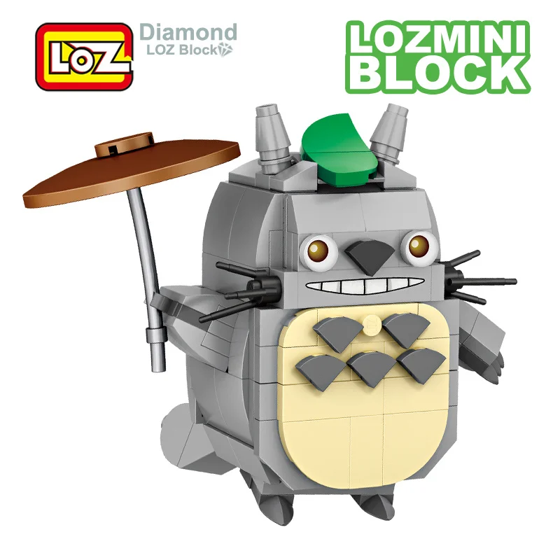 Фигурки аниме LOZ Totoro фигурки конструкторы игрушки японские фильмы официальный