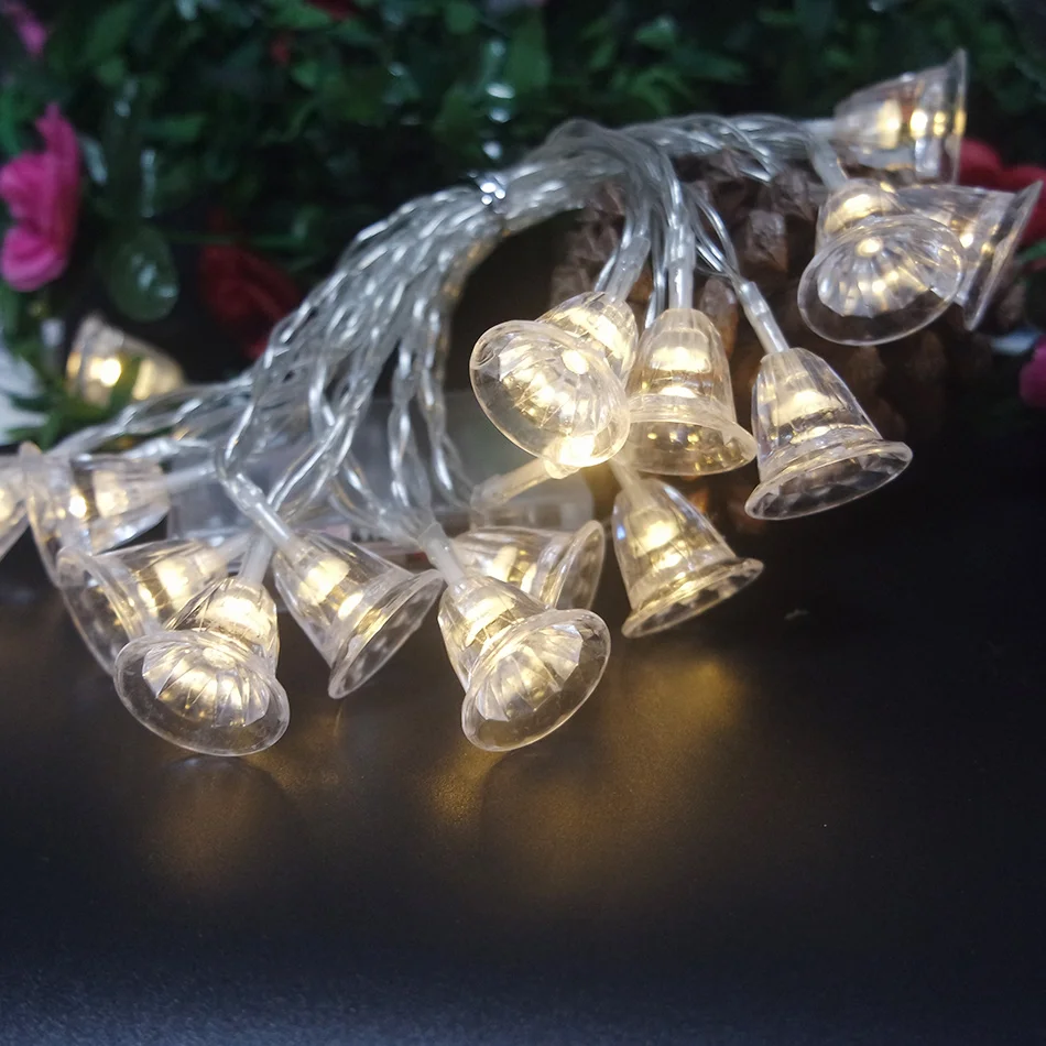 Buy Lovely Christmas bell LED String Lights, AA Battery Holiday Christmas