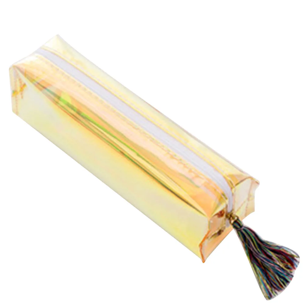 Радужный лазерный пенал для карандашей ручек Мешок Школы Симпатичный карандаш коробка Bts Школьные Инструменты Качество ПВХ школьные