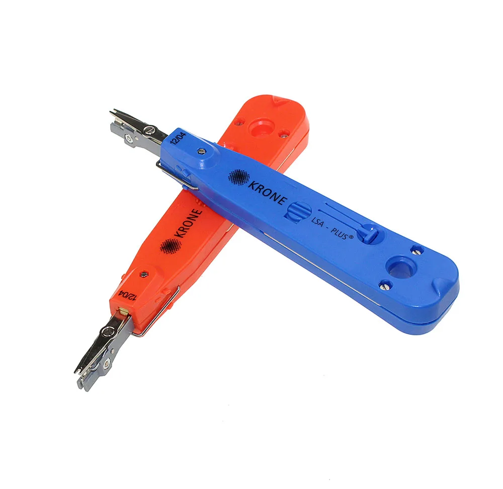 3PCS Portable KRONE LSA-Plus Punch Down Tool Kit With Sensor For Telecom Phone Wire RJ11 Ethernet LAN Network Cat5 RJ45 Cable lan wire tracer